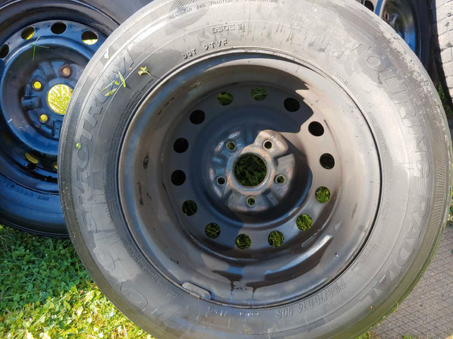 5 Jantes 14 pouces 5x114.3 dans Pneus et jantes  à Laval/Rive Nord
