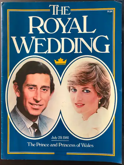 The Prince and Princess of Wales: July 29, 1981 souvenir magazine. 44 pages containing articles and...