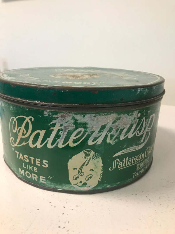 Patterkrisp - $15.00 Patterson's Chocolates Large Round Tin with in Arts & Collectibles in Charlottetown - Image 4