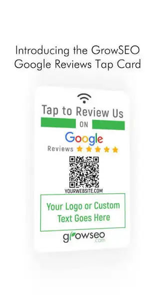 Rank #1 on Google for $25 with this product! Google Reviews Card, View more