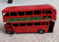 Vintage 1950s Triang Minic toy Double Decker Bus