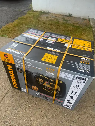 FIRMAN 3650/3300 Watt Remote Start Inverter Portable Generator, View more