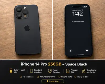 iPhone 14 Pro 256GB – Space Black, View more