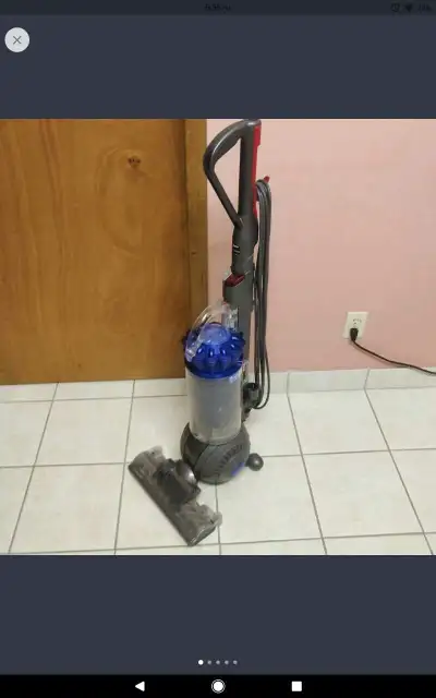It is used and working, but with 2 caveats: - button to release bin from main unit snapped off. Rele...