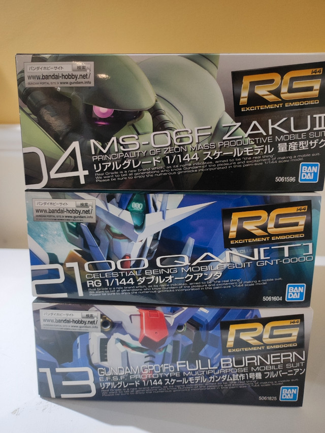 Bandai HG RG and 1/100 Gundam for sell in Hobbies & Crafts in Markham / York Region - Image 3