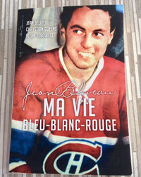 Livre Biographie Hockey Jean Béliveau Canadiens de Montréal