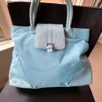 Light Blue Tote Bag purse - NEW