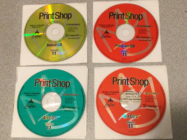 vintage Computer CD-roms Adobe Photo Shop, Print, Soap 2, Corel in Software in Oshawa / Durham Region - Image 2