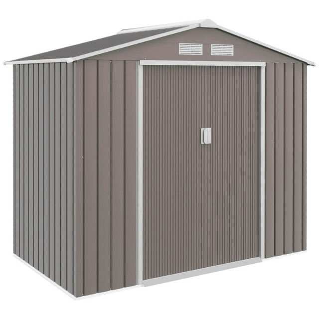7' x 4' x 6' Garden Storage Shed Outdoor Patio Metal Tool  in Outdoor Tools & Storage in Markham / York Region - Image 2