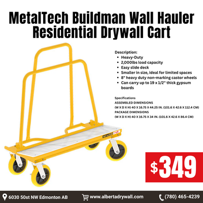 Multiple styles of Drywall Carts are available! Contact Us (780) 465-4239 Visit Us 6030 50st NW Edmo...