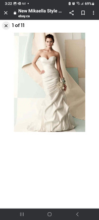 Stunning brand new Mikaela wedding gown.