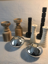 Modern candle holders - only $5 each