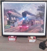 The Lighting Express trains picture with led flashing lights 