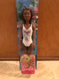 Barbie Doll New in Box Ismall hole) (2018) Floral Bathing Suit