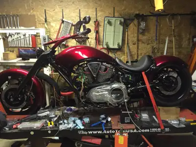 Custom chopper is started building and due to various reason never finished. Now I have no time. Arl...