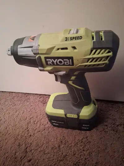 RYOBI 1/2-inch Cordless Impact Wrench (Tool-Only, model P260), View more