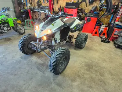 Fast machine. Comparable to - Yamaha Raptor 700 & YFZ450 - Suzuki LTR450 - Honda TRX700 & TRX450 - B...