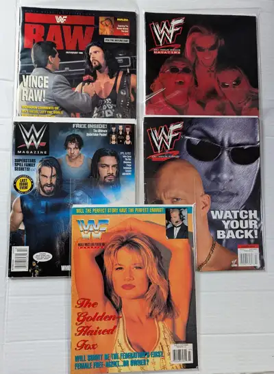WWF magazine lot, View more