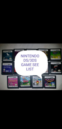 NINTENDO DS/ 3DS GAMES $15 EACH 2 FOR $25 3 FOR $35 FIRM