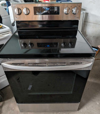 LG Glass top stainless steel stove works great 