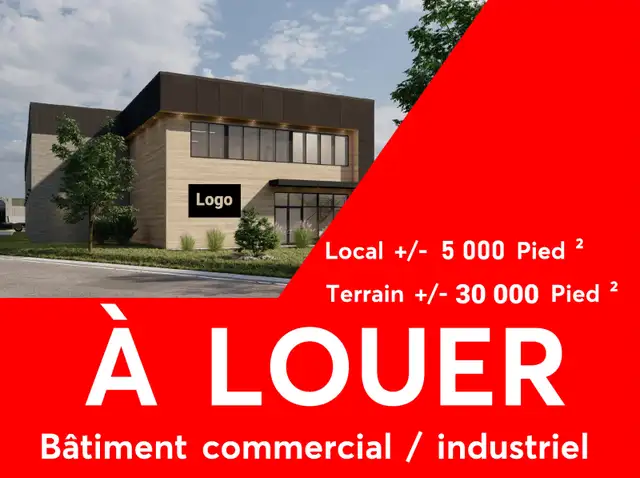 Local commercial/industriel à louer in Commercial & Office Space for Rent in Saint-Hyacinthe - Image 2
