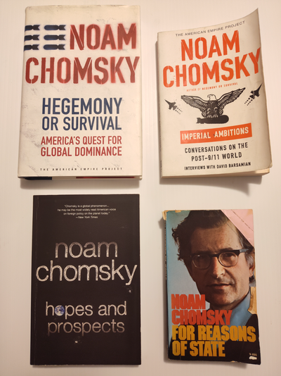 Noam Chomsky Books for Sale ($5 per book), View more