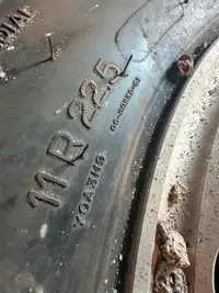 Semi tires and rims