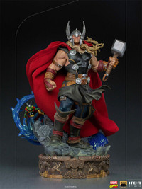IN STORE! Thor Unleashed Deluxe 1:10  Statue by Iron Studio