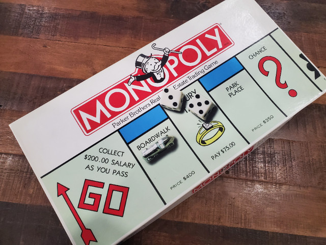 Vintage Parker Brothers MONOPOLY Board Game in Arts & Collectibles in Edmonton