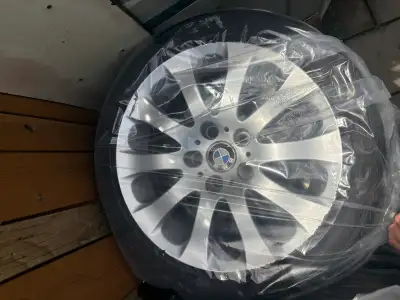 Used for a year in a secondary vehicle. Minor curb rash and scratches on rims. But in decent conditi...
