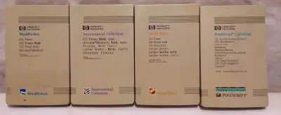 Vintage Hewlett Packard Printer Font Cartridges, View more