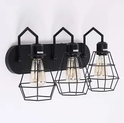3-Light Bathroom Vanity Light , Rustic Farmhouse Vanity Light Fi, View more