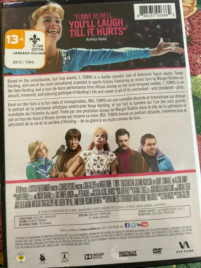 I tonya - DVD bil 4$. in CDs, DVDs & Blu-ray in Lévis - Image 3