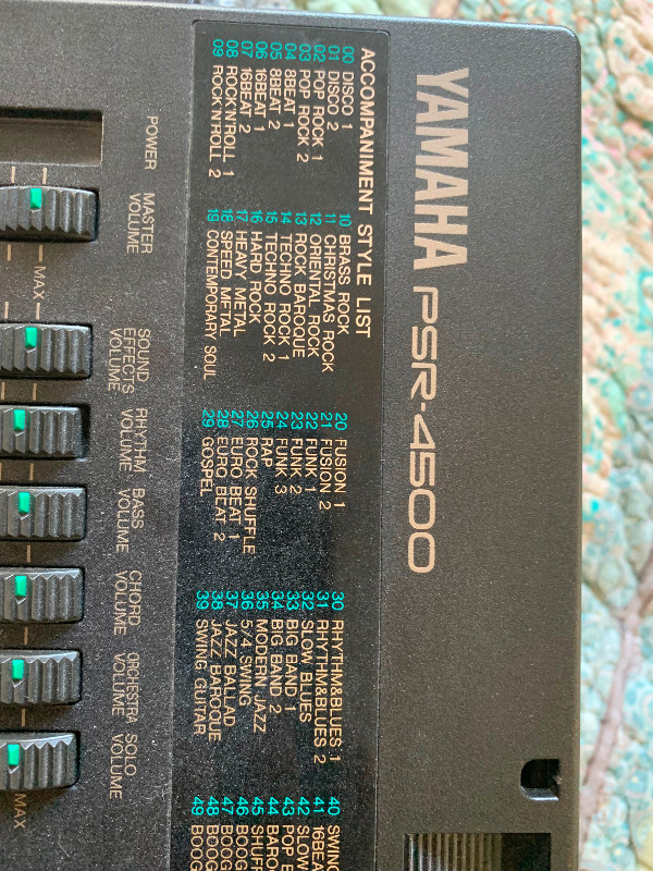 Yamaha PSR 4500 keyboard for sale  