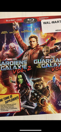 Guardians of the galaxy vol.2 Blu-ray et DVD 11$