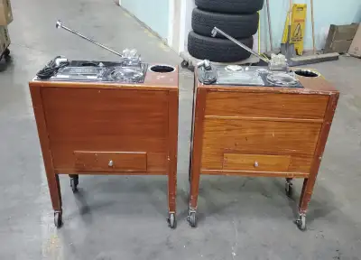 Vintage Mahogany Cased Metabulator by Sanborn Company x 2 Units You are getting 2 of these units for...