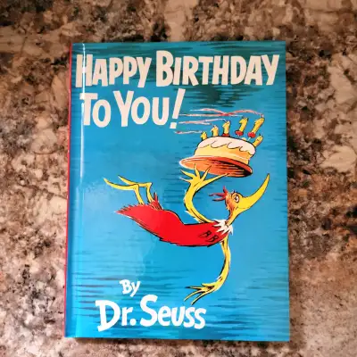 Dr Seuss Happy Birthday To You Hardcover Book-Large, View more