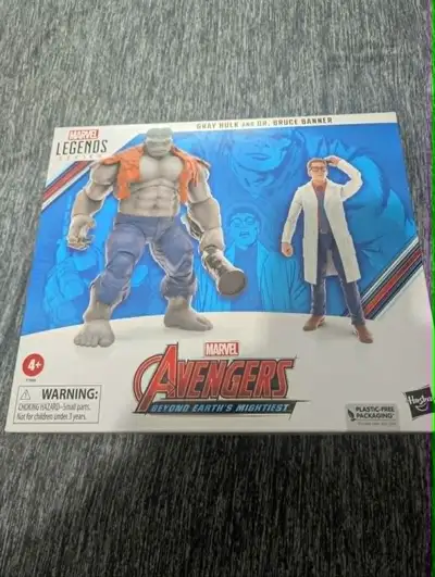 Marvel Legends Avengers Grey Hulk & Bruce Banner, View more