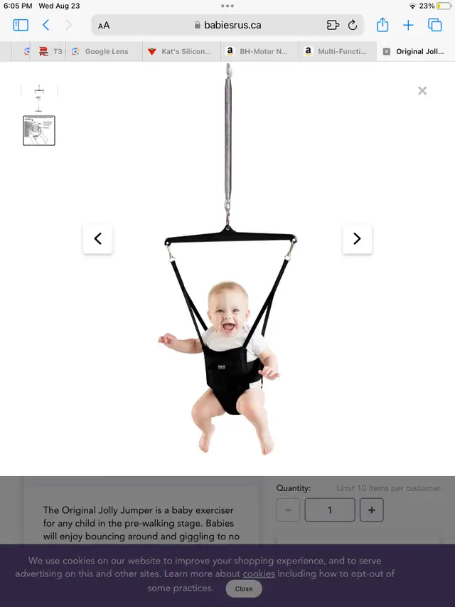Jolly jumper in Playpens, Swings & Saucers in Kitchener / Waterloo - Image 2