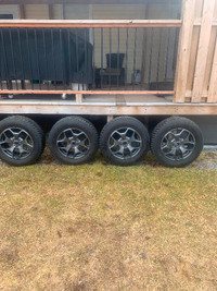 Winter tires and rims for sale off a 2022 bronco sport