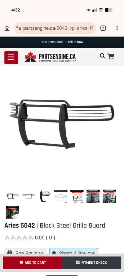 Aires black grille guard, new in box. Model 5042. This fits Dodge Rams 1994-2002.