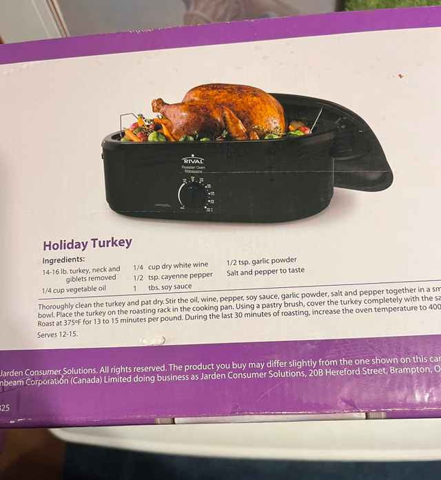 Rival SelfBasting Roaster Oven 16 quart capacity Microwaves