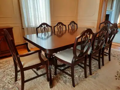 Amazing Mahogany dining room set with chairs, View more