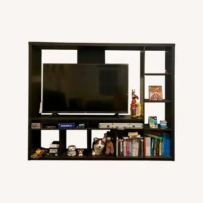 IKEA LAPPLAND TV multimedia storage unit cabinet, black-brown, View more