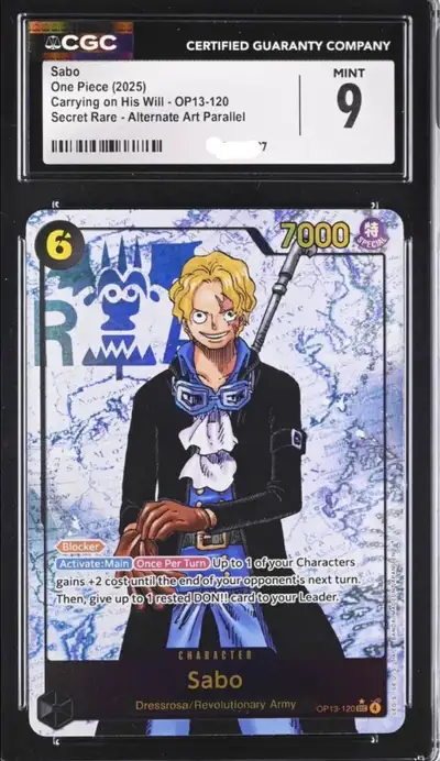 2025 Carrying on His Will #OP13-120 Sabo CGC 9, View more