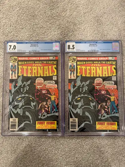 Eternals #1 CGC 8.5 & CGC 7.0, View more