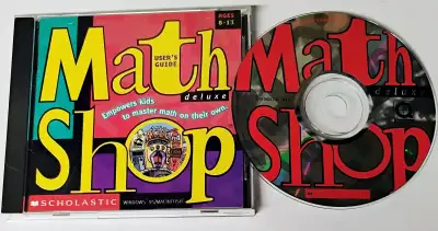 Math Shop Deluxe CD-ROM 1998 Scholastic WIN95 / MAC, View more