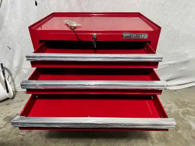 Westward Red Rolling Tool Cabinet – Like New – Casters Included, View more