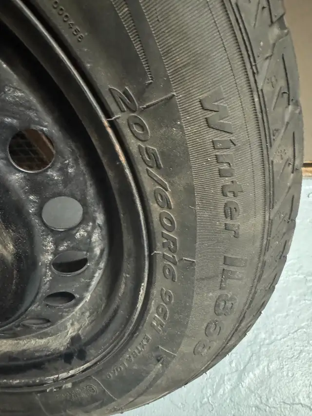 205/60R16 Winter Tires on Steel Rims in Tires & Rims in Ottawa - Image 2