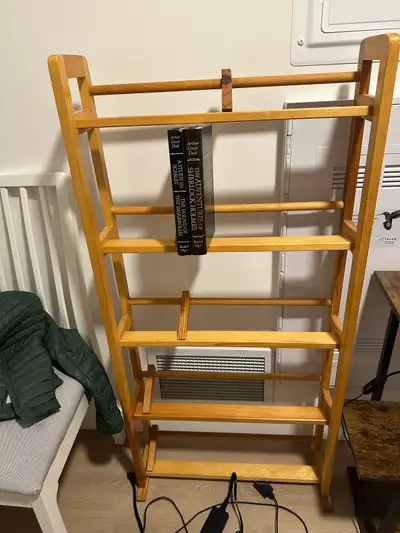 small wooden bookshelf, View more